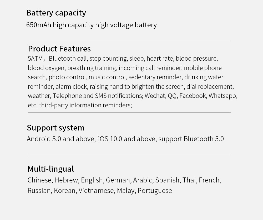 LOKMAT Ocean Max Sport Smartwatch Fitness Tracker Heart Rate, Blood Oxygen Monitor, Bluetooth 5.3 - Black