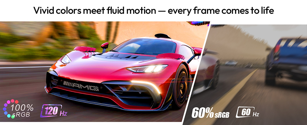 MESWAO S238 23.8 inch Portable Monitor, 1080P FHD IPS Screen, 120Hz Refresh Rate, 100% sRGB, 178&deg; Wide Viewing Angle, Built-in Dual Speaker, 180&deg; Adjustable Mount, 100x100mm VESA Mount, 2*Type-C, 1*HDMI, 1*Audio - EU Plug