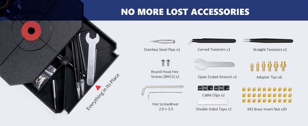 Mintion Nutopress Pro Heat Insert Press Kit f&uuml;r 3D-Druck &ndash; EU-Stecker