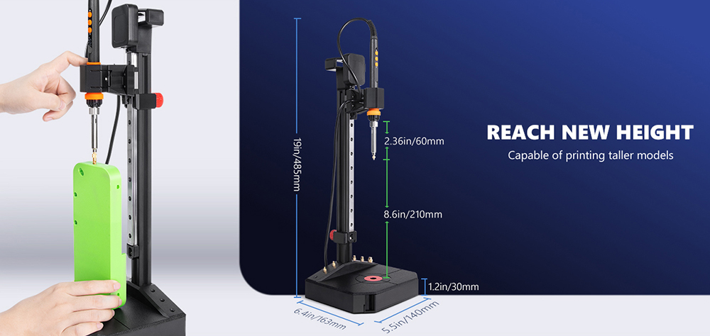 Mintion Nutopress Pro Heat Insert Press Kit for 3D Printing - US Plug