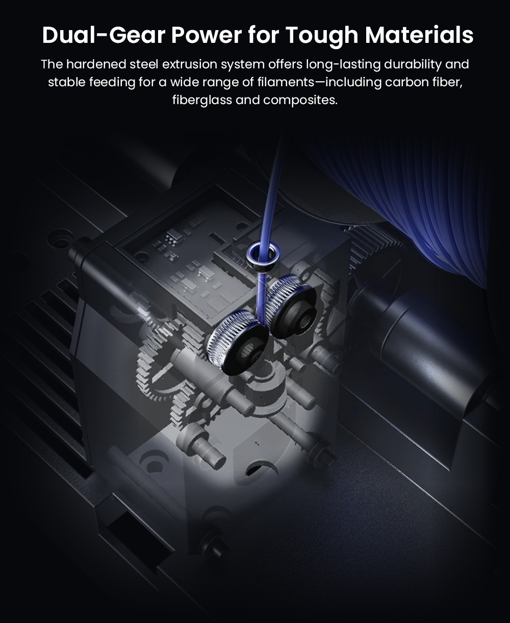 QIDI Box für Q2 3D-Drucker, 16-Farben-Multimaterialdruck, Automatische Nachfüllung, 65 ℃ Echtzeit-Trocknung, Dual-Gear-Extrusion, Intelligenter NFC-Betrieb, Filamentüberwachung, Breite Materialkompatibilität