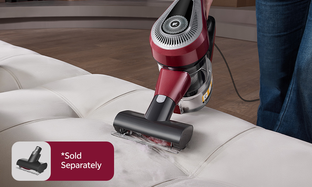 Aspirateur filaire Vactidy Blitz C8, moteur turbo 600 W, aspiration 60 kPa, poids plume de 1,7 kg, bac &agrave; poussi&egrave;re de 1,5 L, brosse en V, phares LED, c&acirc;ble de 7 m