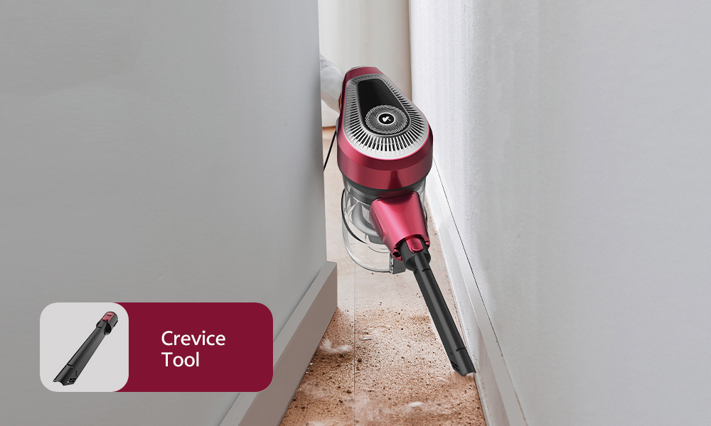 Aspirateur filaire Vactidy Blitz C8, moteur turbo 600 W, aspiration 60 kPa, poids plume de 1,7 kg, bac &agrave; poussi&egrave;re de 1,5 L, brosse en V, phares LED, c&acirc;ble de 7 m