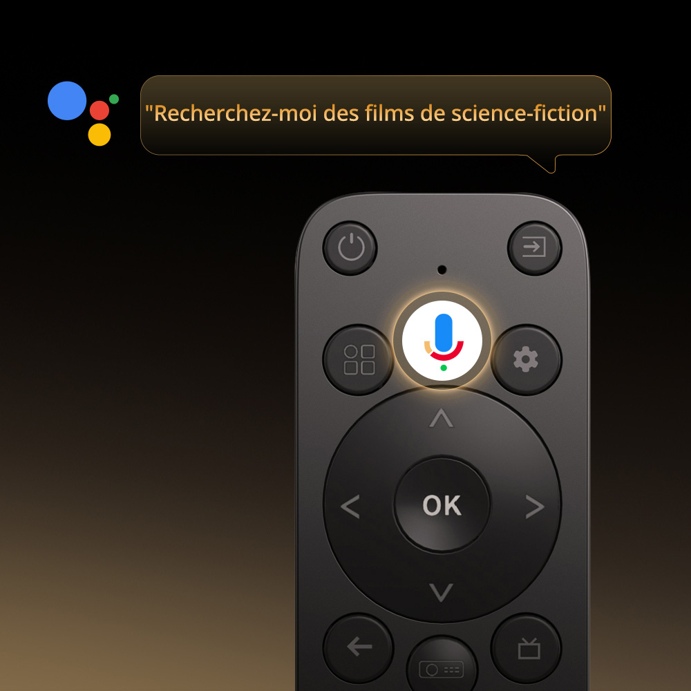 [Certifi&eacute; Netflix & Google TV] Projecteur ETOE E3 Pro, Dolby Digital Plus, 1080P natif, 600 ANSI, 2GB+16GB, WiFi 5G, D&eacute;codage 4K, Son surround 20W, Mise au point automatique fluide, Google Assistant, 10 000+ applications