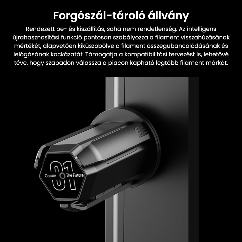 Elego Centauri Carbon 2 Combo 3D Nyomtat&oacute;, 4 Sz&iacute;nű Nyomtat&aacute;s CoreXY 500mm/s Nagy Sebess&eacute;gű, 350&deg;C F&uacute;v&oacute;ka, Sz&eacute;nsz&aacute;las/PLA/ABS Kompatibilis, LED Szalag, 256*256*256mm