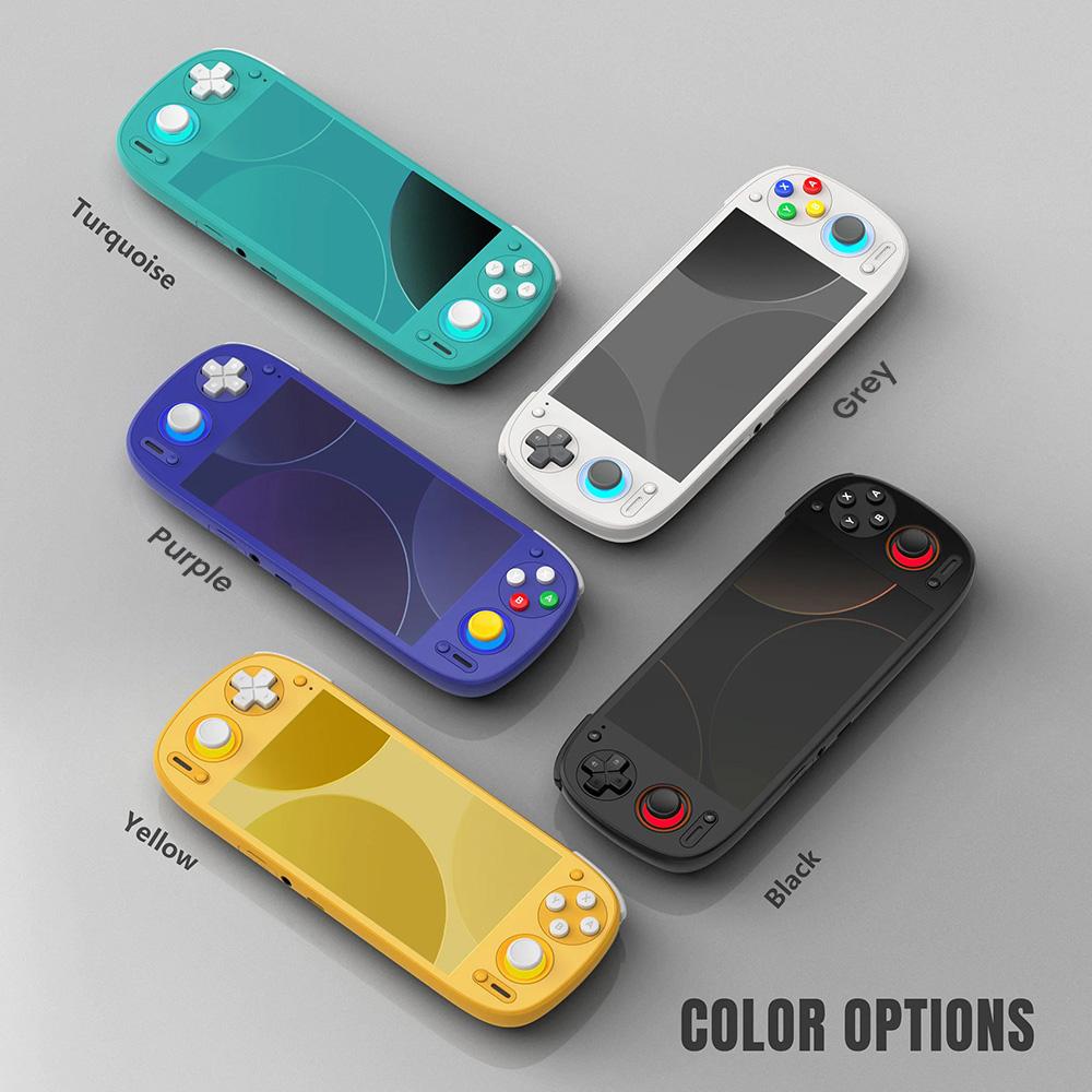 Retroid Pocket G2 Handheld Game Console, Android 15, 5.5 inch 1080p 60Hz AMOLED Screen, 8GB LPDDR5x RAM 128GB Storage, WiFi 6 Bluetooth 5.4, 5000mAh Battery - Yellow