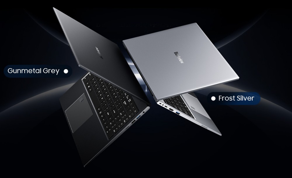 Blackview AceBook 8 Ordinateur portable, écran IPS 15,6 pouces 1920*1080, processeur Intel N150, 16 Go de RAM, 512 Go de SSD, 2*USB 3.0, 1*USB 2.0, 1*USB-C, 1*HDMI 2.0, 1*prise audio, 1*emplacement pour carte MicroSD, batterie 38Wh, charge 36W.