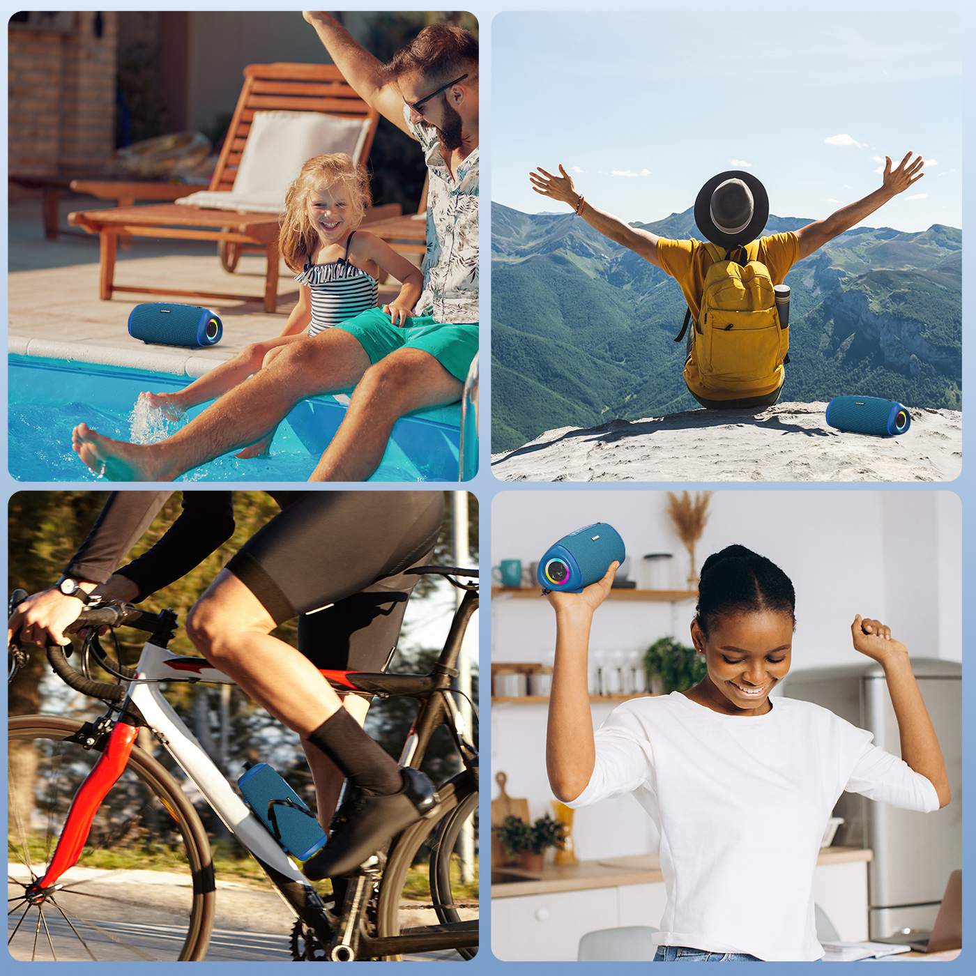 SOUNARC R1 Hordozhat&oacute; Bluetooth Hangsz&oacute;r&oacute; 40W K&eacute;k