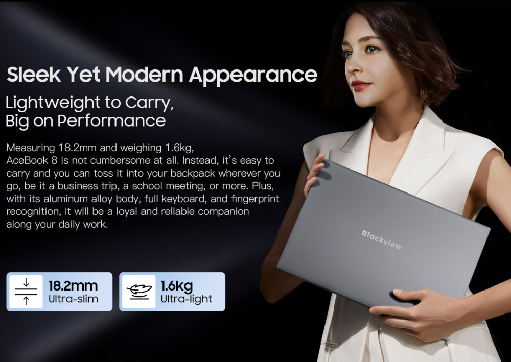 Notebook Blackview AceBook 8, 15,6