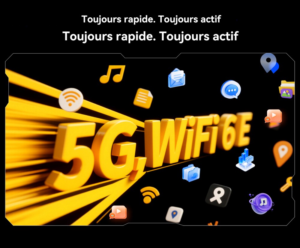 Blackview Active 12 Pro 5G Projecteur AI Tablette Robuste, Projection 1080P 120 pouces 200LM, Android 15, Écran IPS 11 pouces 1920*1200, MT6878 8 cœurs, 12 Go + 24 Go de RAM extensible, 256 Go de ROM, Batterie 30000 mAh, Charge rapide 120W, Caméra 50MP+108MP, Wi-Fi 6E