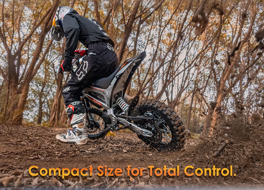 Kukirin X1 Motocyclette Électrique, Moteur 1000W, Batterie 48V 20.8Ah, Pneus Avant de 14 Pouces et Arrière de 12 Pouces, Vitesse Maximale de 50 km/h, Autonomie de 40 km, Freins Hydrauliques Avant et Arrière, Absorption des Chocs Hydrauliques