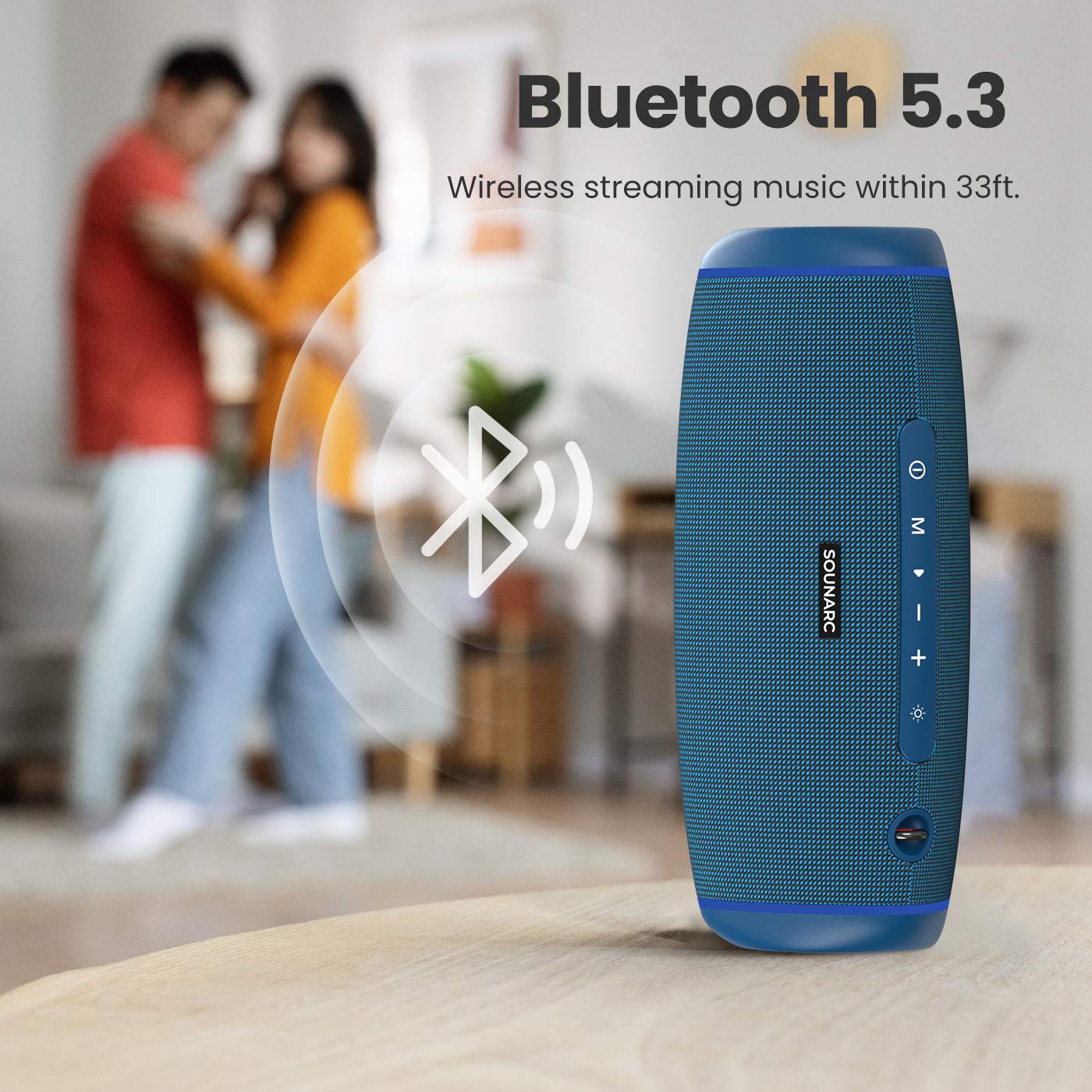 SOUNARC R1 Hordozhat&oacute; Bluetooth Hangsz&oacute;r&oacute; 40W K&eacute;k