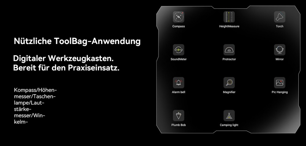 Blackview Active 12 Pro 5G Projektor AI Rugged Tablet, 200LM 120 Zoll 1080P Projektion, Android 15, 11 Zoll 1920*1200 IPS Bildschirm, MT6878 8 Kerne, 12GB + 24GB Erweiterungs-RAM 256GB ROM, 30000mAh Akku, 120W Schnellladung, 50MP+108MP Kamera, WiFi 6E