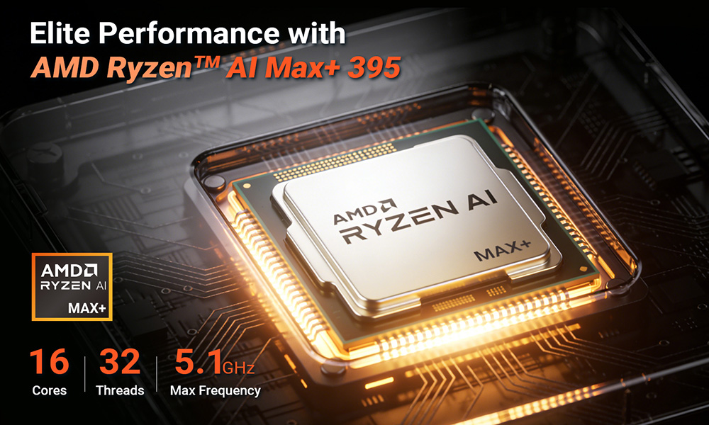 MINIX ER939-AI AMD Ryzen&trade; AI Max+ 395 Processor AI Mini Workstation