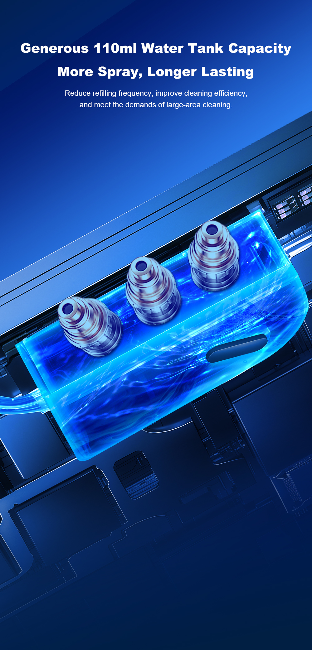 Liectroux S9 Fensterreinigungsroboter, Doppelrollenb&uuml;rsten, 6-Wege-Wasserspray, 9000Pa Saugkraft, Fernbedienung und App-Steuerung