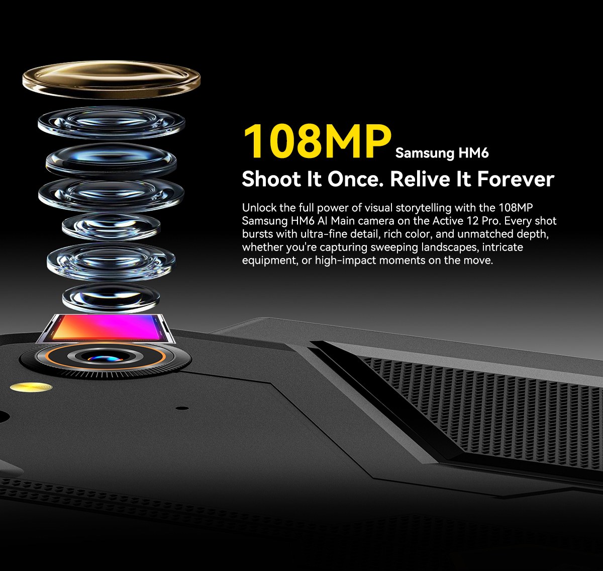 Blackview Active 12 Pro 5G Projector AI Rugged Tablet, 200LM 120 inch 1080P Projection, Android 15, 11 inch 1920*1200 IPS Screen, MT6878 8 Cores, 12GB + 24GB Expansion RAM 256GB ROM, 30000mAh Battery, 120W Fast Charging, 50MP+108MP Camera, WiFi 6E