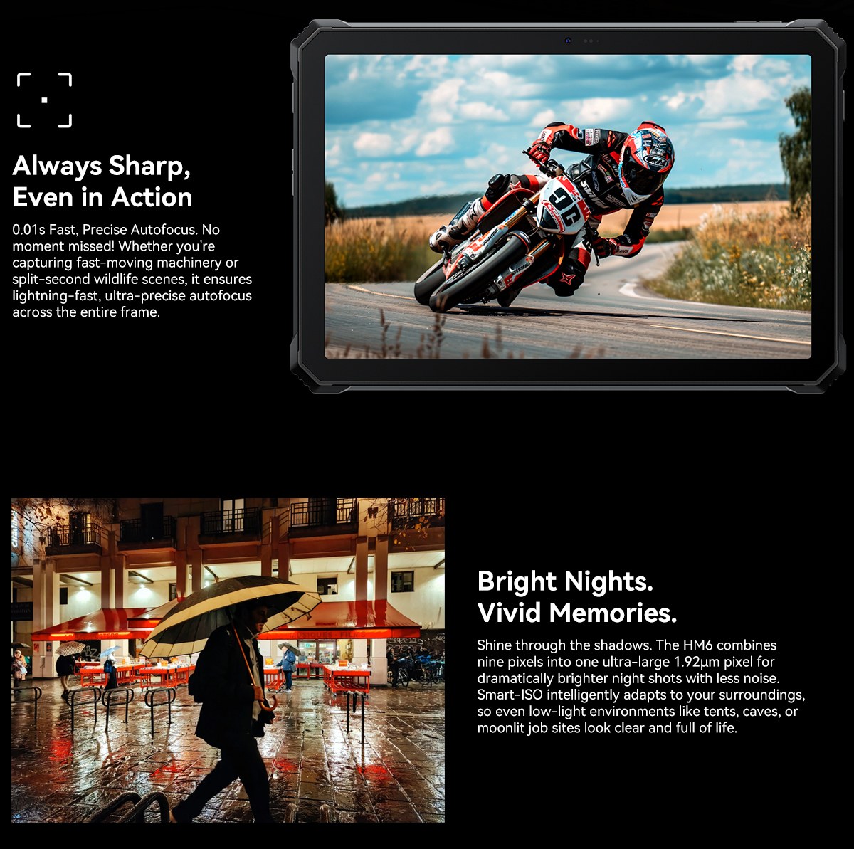 Blackview Active 12 Pro 5G Projector AI Rugged Tablet, 200LM 120 inch 1080P Projection, Android 15, 11 inch 1920*1200 IPS Screen, MT6878 8 Cores, 12GB + 24GB Expansion RAM 256GB ROM, 30000mAh Battery, 120W Fast Charging, 50MP+108MP Camera, WiFi 6E