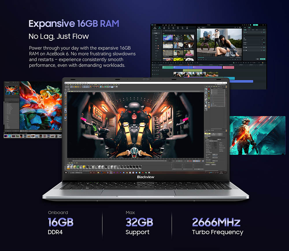 Blackview AceBook 6 Laptop, 15,6