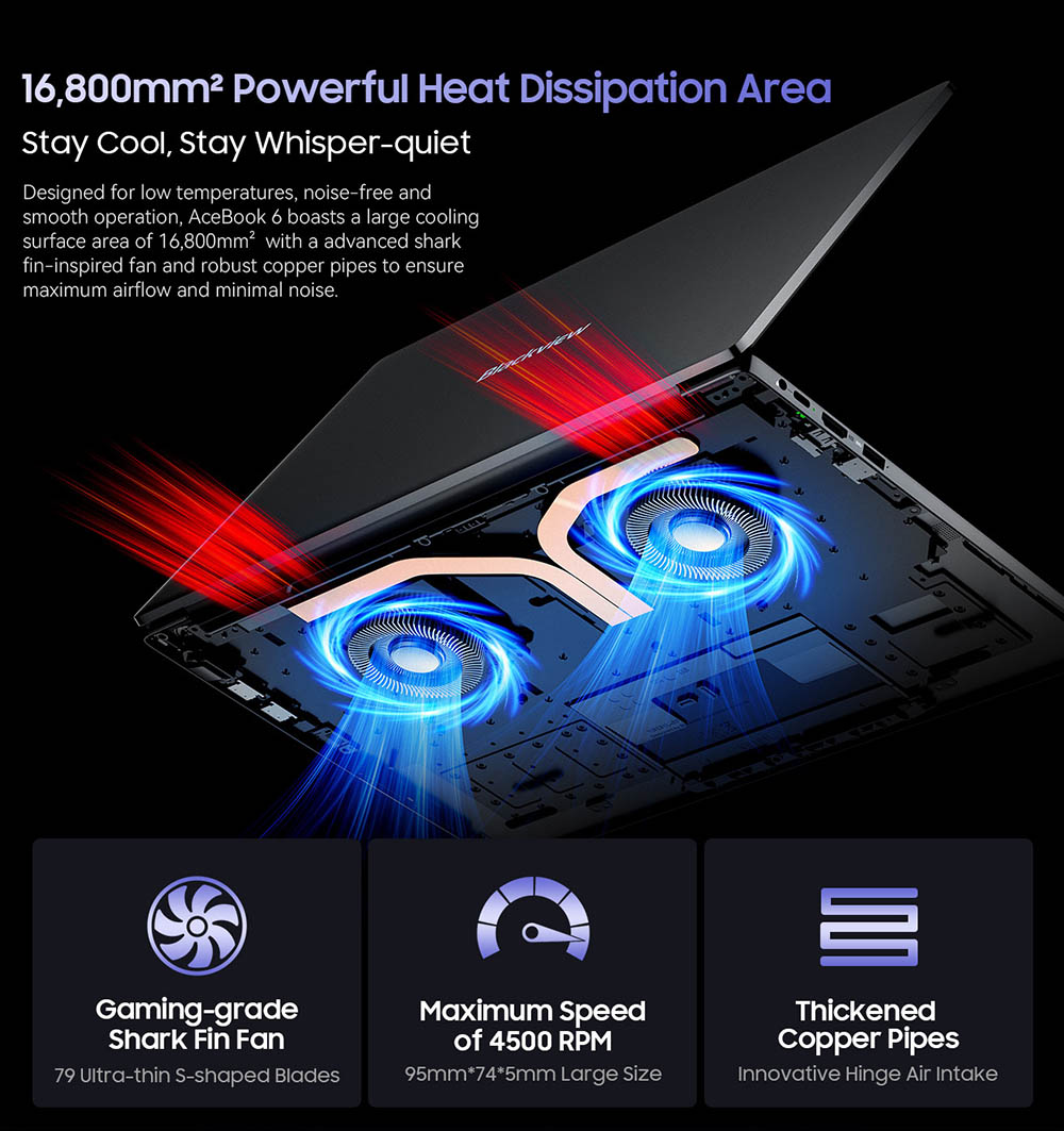 Blackview AceBook 6 Laptop, 15,6