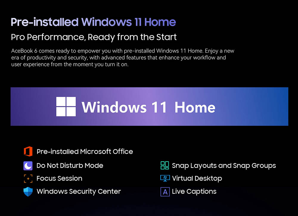 Blackview AceBook 6 Laptop, 15,6