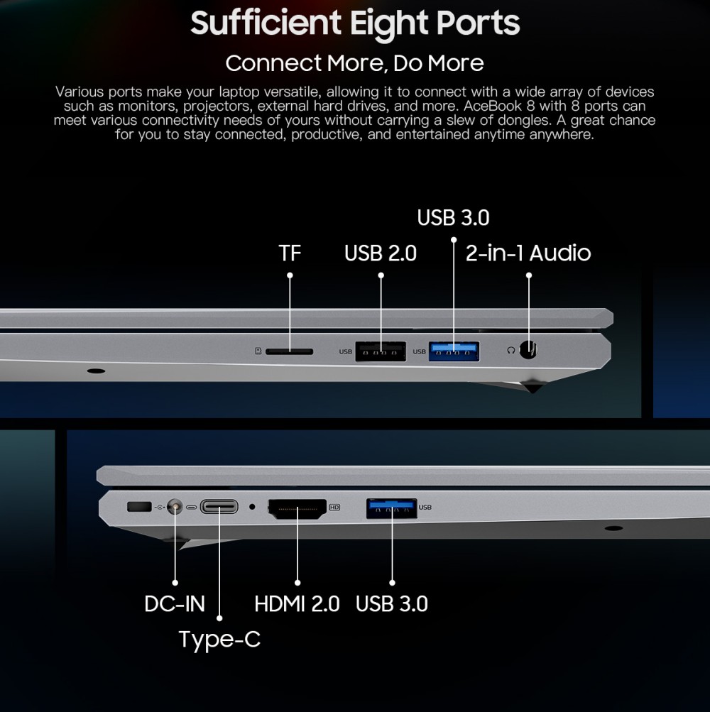 Blackview AceBook 8 Laptop, 15.6