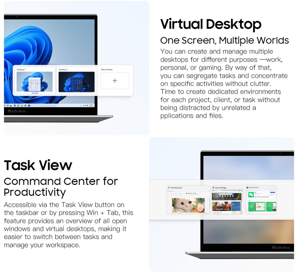 Blackview AceBook 8 Laptop, 15,6