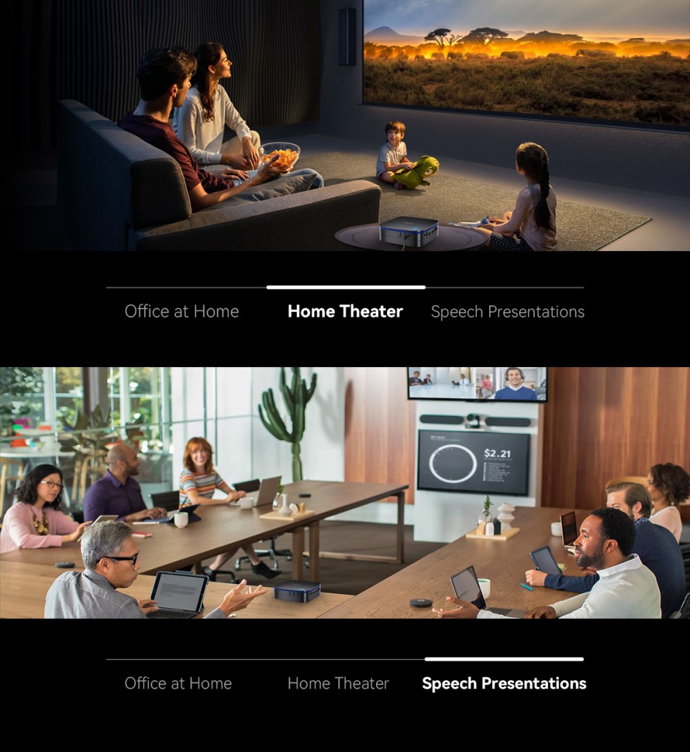 Blackview MP60 Mini PC, Intel N150 4 magos, max. 3,6 GHz, 16 GB RAM, 1 TB SSD, 2*HDMI dupla k&eacute;pernyős kijelző, 16 GB RAM, 1 TB SSD, k&eacute;ts&aacute;vos WiFi, Bluetooth 4.2, 2*USB2.0, 2*USB3.0, 1*RJ45, 1*Fejhallgat&oacute; csatlakoz&oacute;