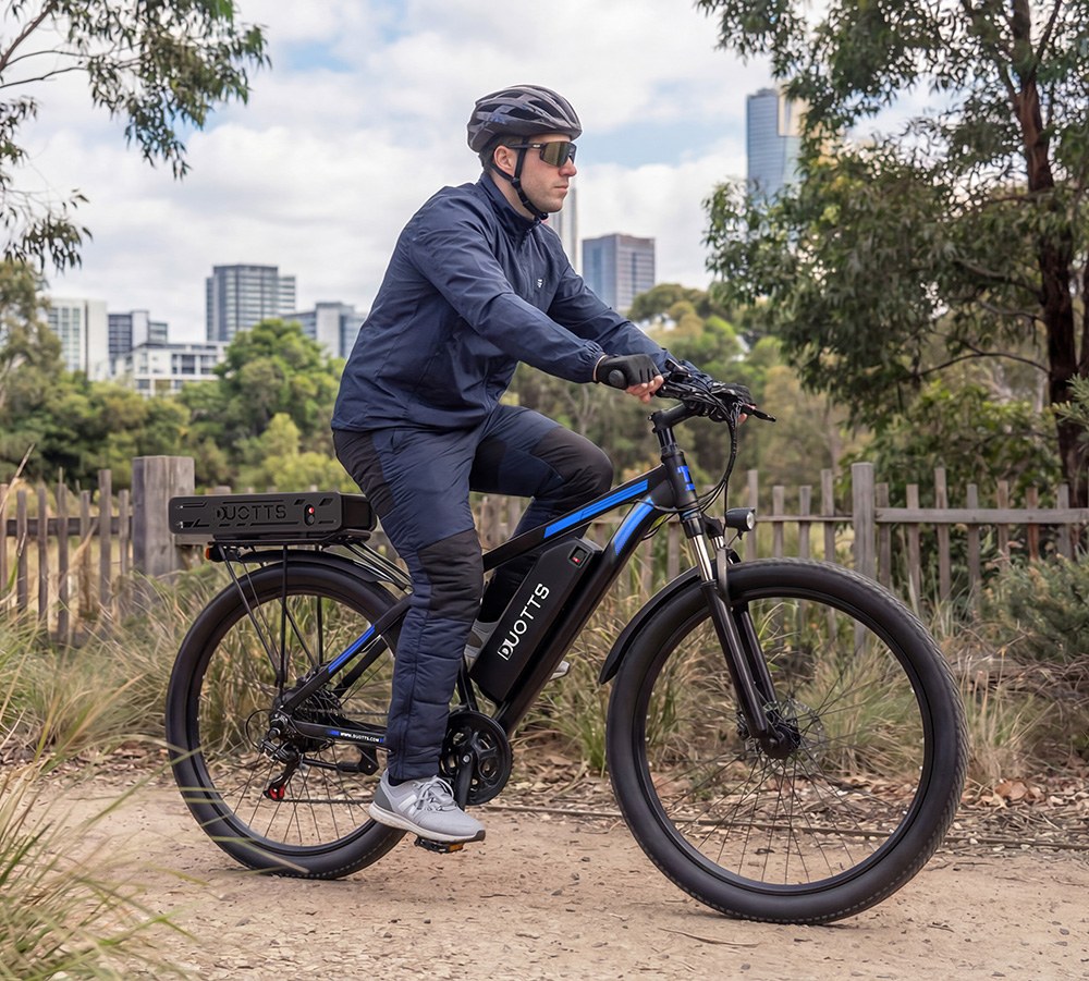 Elektrobicykel DUOTTS C29-K, 750W motor, 48V 15Ah+22,5Ah batéria, 29 palcové pneumatiky, max. rýchlosť 50 km/h, max. dojazd 170 km, hydraulické kotúčové brzdy, odpružená predná vidlica, Shimano 21 rýchlostí