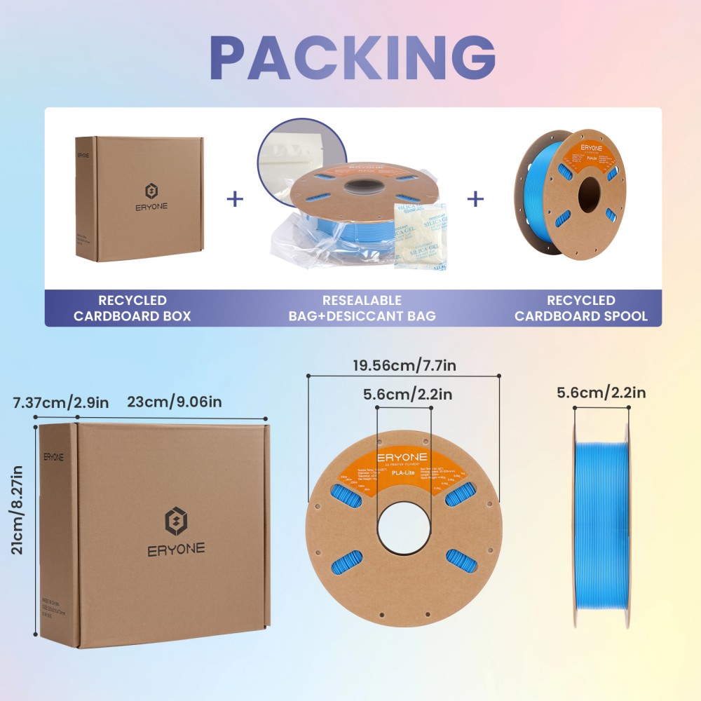 ERYONE PLA Lite Filament, 1kg - K&eacute;k