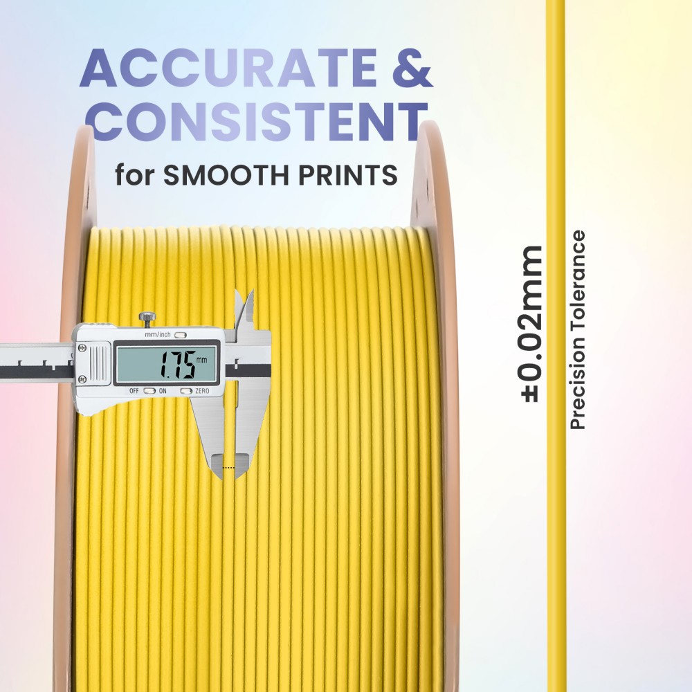 ERYONE PLA Lite Filament, 1kg - Yellow