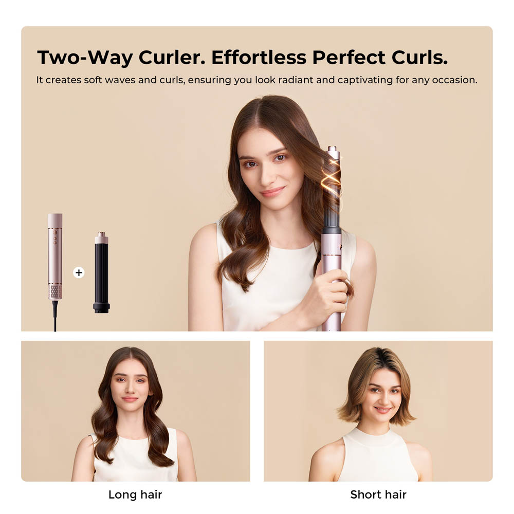 JIMMY HF9 Pro Multi-Styler & High-Speed Hair Dryer, 110000RPM, 23m/s Wind Speed, 20M Negative Ions, 1.8m Cable, Dry, Style, Curl & Nourish