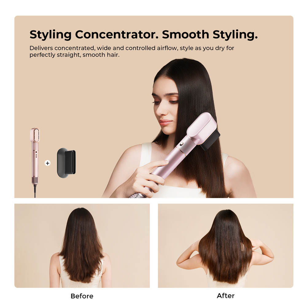 JIMMY HF9 Pro Multi-Styler & High-Speed Hair Dryer, 110000RPM, 23m/s Wind Speed, 20M Negative Ions, 1.8m Cable, Dry, Style, Curl & Nourish