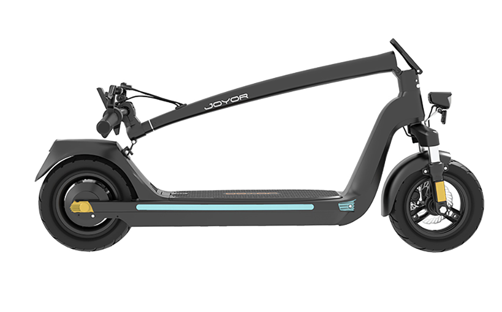Joyor C10 DGT Electric Scooter, 500W Motor, 48V 10.4Ah batéria, 10 palcové pneumatiky, max. rýchlosť 25 km/h, dojazd 40 km, predná a zadná kotúčová brzda, dvojité predné odpruženie, odomykanie NFC
