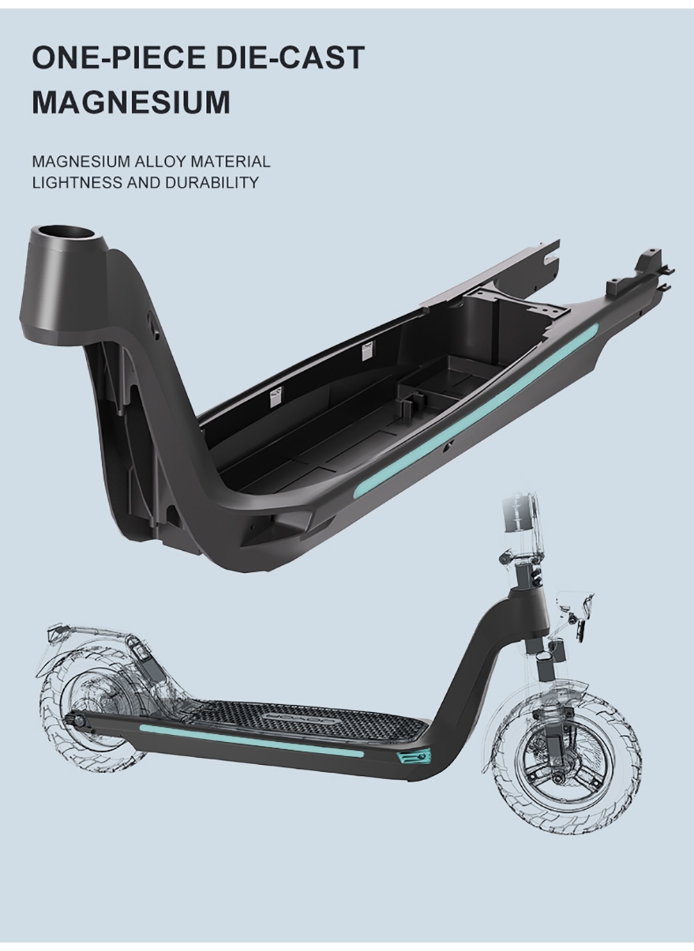 Joyor C10 DGT Electric Scooter, 500W Motor, 48V 10.4Ah batéria, 10 palcové pneumatiky, max. rýchlosť 25 km/h, dojazd 40 km, predná a zadná kotúčová brzda, dvojité predné odpruženie, odomykanie NFC