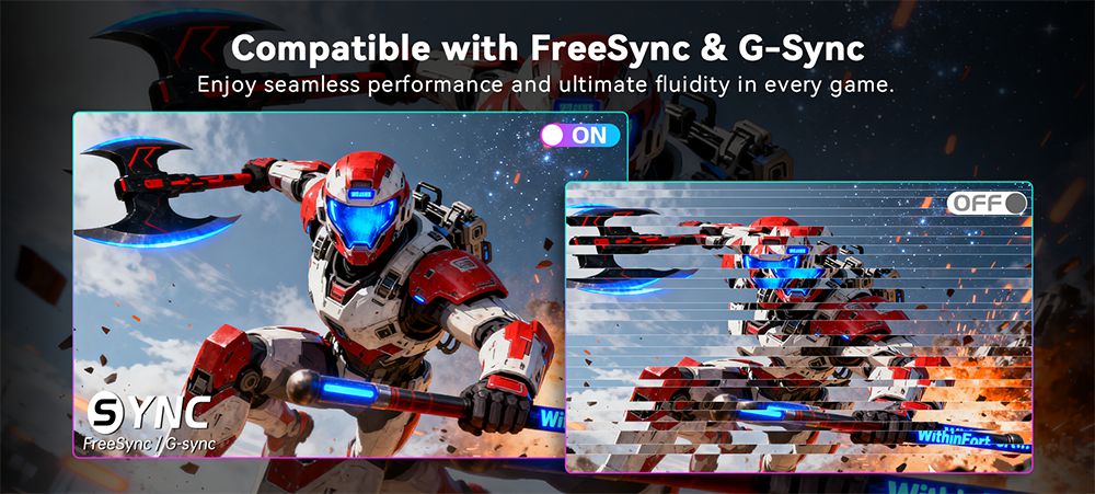 KTC H27T7P-2 Gaming Monitor, 27 inch 2560*1440 210Hz Fast IPS Screen, 1ms MPRT Response Time, FreeSync & G-Sync, HDR400, Low Blue Light, 2*HDMI2.0, 2*DP1.4, 1*USB2.0, 1*Audio Out, 100 x 100mm VESA Mount Supported