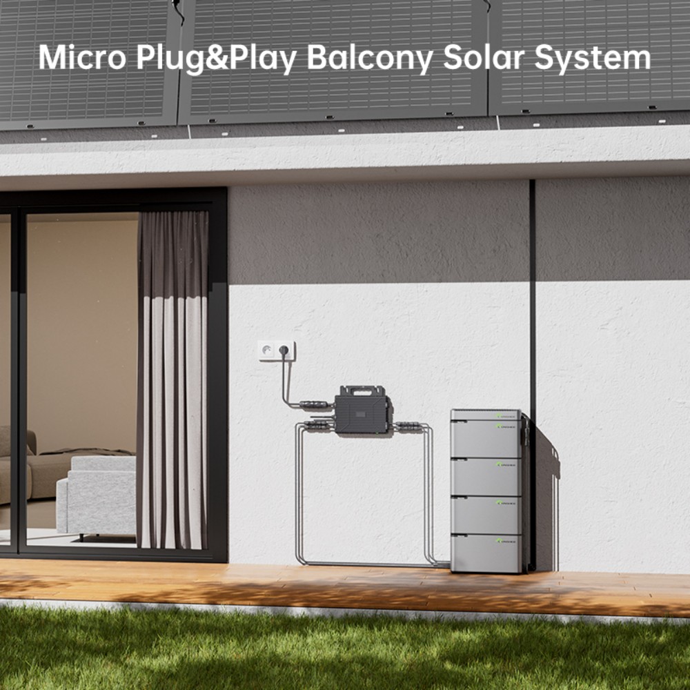 LIONSHEE LS-H1600 Solar-Hub 1600W, zwei 800W MPPT PV-Eing&auml;nge, 98% Spitzenwirkungsgrad, MC4 Plug & Play, IP65 wasserdicht, WiFi/RS485/CAN-&Uuml;berwachung, f&uuml;r Balkon-Solarsysteme