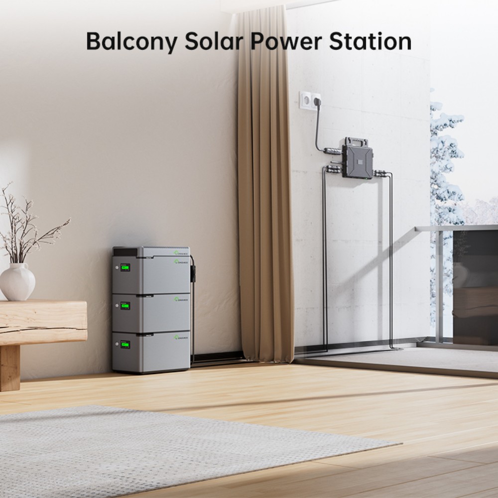 LIONSHEE LS-H1600 Solar-Hub 1600W, zwei 800W MPPT PV-Eing&auml;nge, 98% Spitzenwirkungsgrad, MC4 Plug & Play, IP65 wasserdicht, WiFi/RS485/CAN-&Uuml;berwachung, f&uuml;r Balkon-Solarsysteme