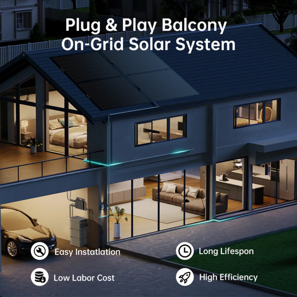 LIONSHEE LS-H1600 Solar-Hub 1600W, zwei 800W MPPT PV-Eing&auml;nge, 98% Spitzenwirkungsgrad, MC4 Plug & Play, IP65 wasserdicht, WiFi/RS485/CAN-&Uuml;berwachung, f&uuml;r Balkon-Solarsysteme