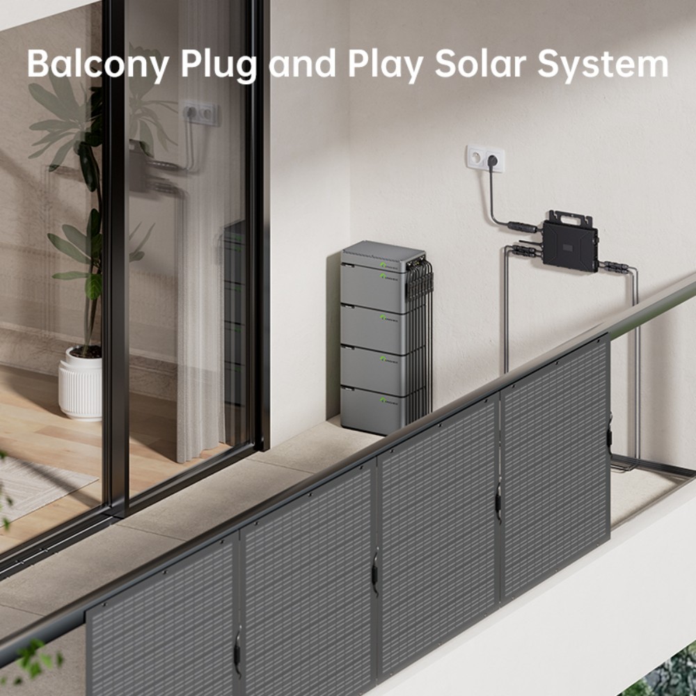 LIONSHEE LS-H1600 Solar Hub 1600W, Dual 800W MPPT PV Input, 98% Peak Conversion Efficiency, MC4 Plug & Play, IP65 Waterproof, WiFi/RS485/CAN Monitoring, for Balcony Solar Systems