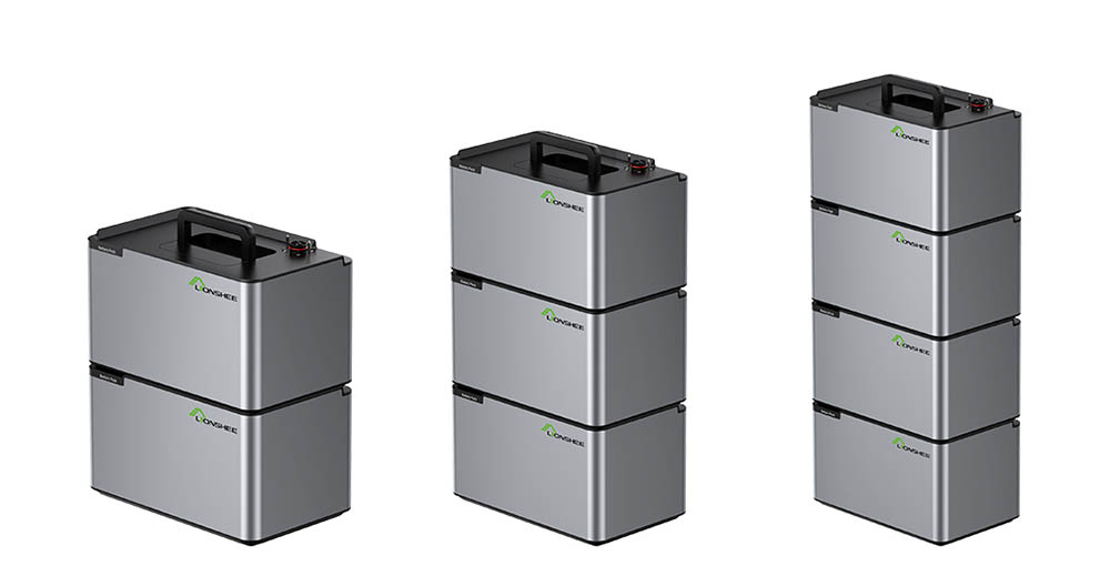 LIONSHEE LS-L1024 LiFePO₄-Akku 1024 Wh, IP65 wasserdicht, erweiterbar auf 6 Einheiten, Plug & Play-Energiespeicher f&uuml;r Balkon-Solaranlagen