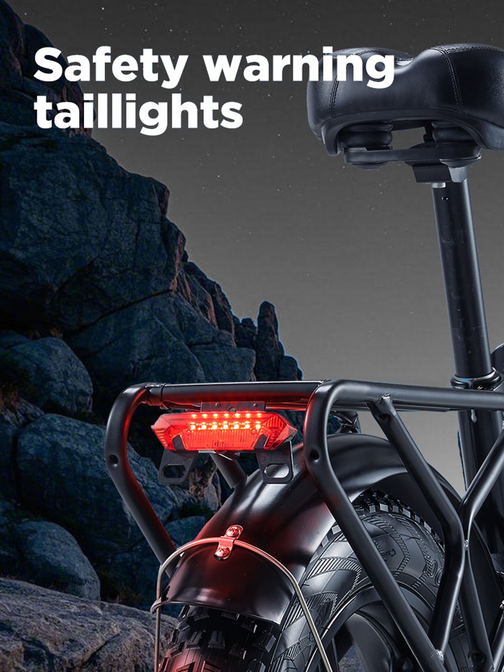 Elektrobicykel RANDRIDE YX80M-2, motor 1000W*2, batéria 48V 20Ah, 26*4.0 palcové pneumatiky, max. rýchlosť 45 km/h, dvojkotúčové brzdy, plné odpruženie, 7-rýchlostný prevod Shimano