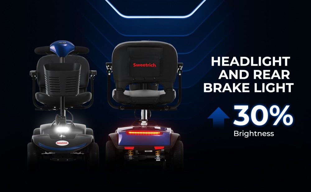 Športová kolobežka Sweetrich S1, 300W motor, 24V 12Ah batéria, max. rýchlosť 8 km/h, dojazd 15 km - modrá