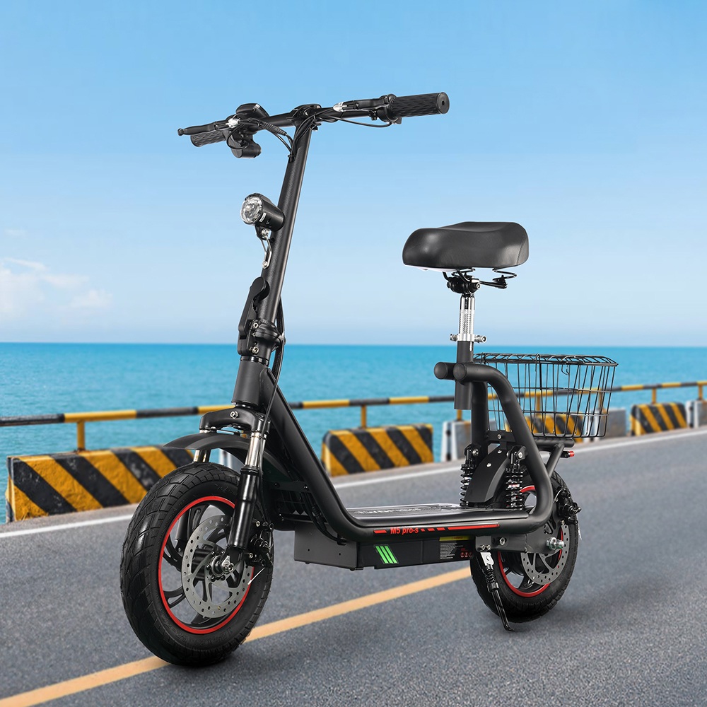 TWOFISH M5 PRO-S Electric Scooter, 500W Motor, 48V 13Ah Battery, 12-inch Tires, 25km/h Max Speed, 30km Range, Dual Disc Brake, Dual Front & Rear Suspension
