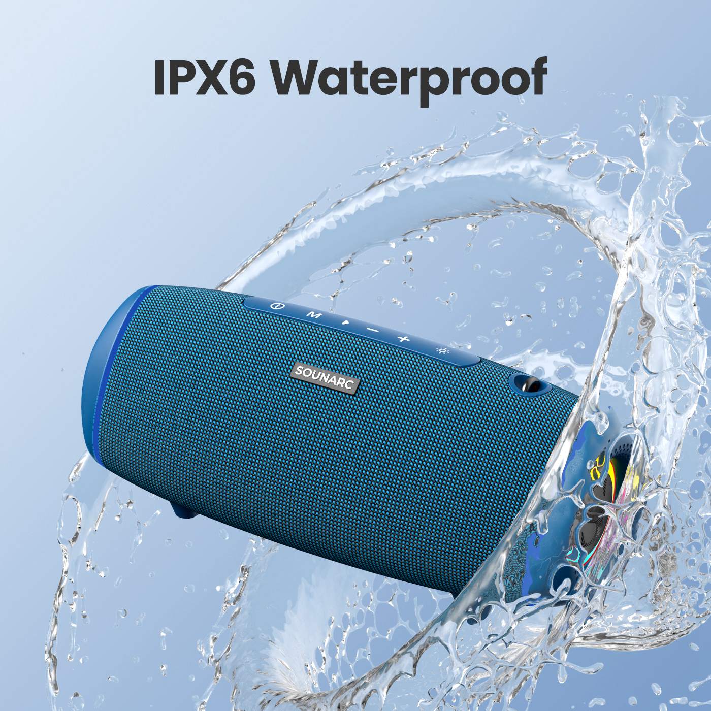 SOUNARC R1 Portable Bluetooth Speaker 40W Blue