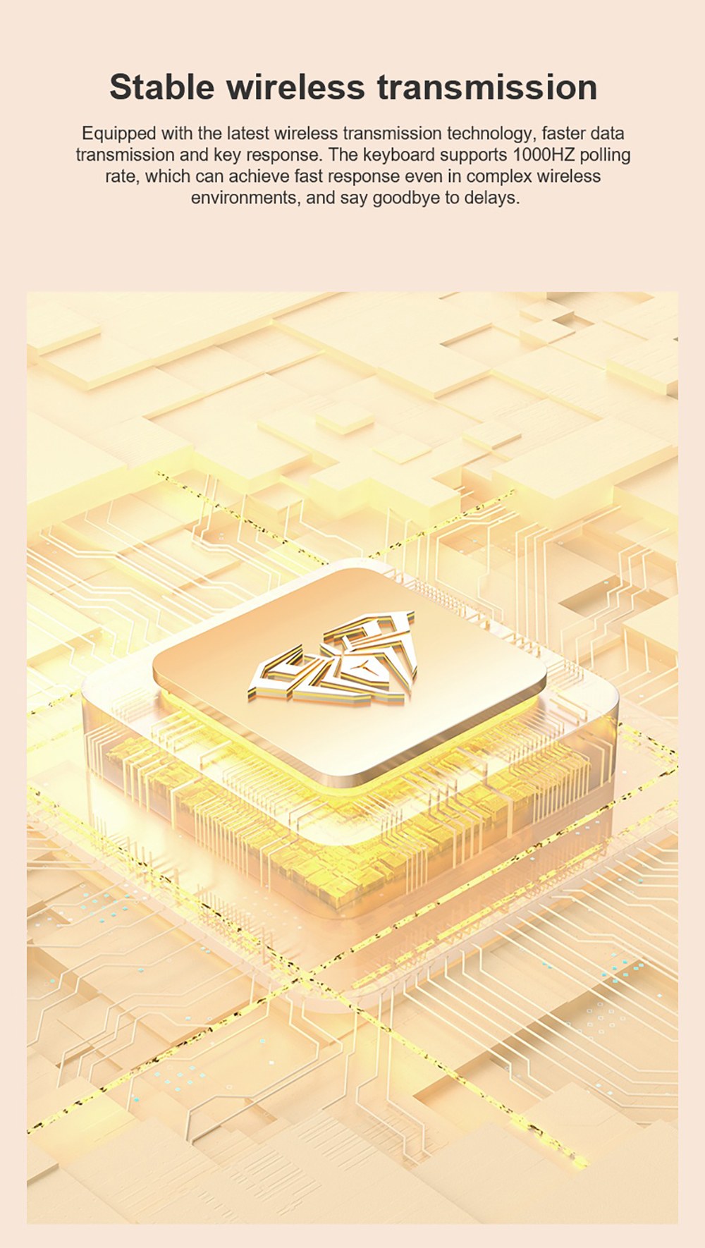 AULA F108 Pro Tri-Mode Wireless Mechanical Keyboard, 104-Key Full Size, 1.14