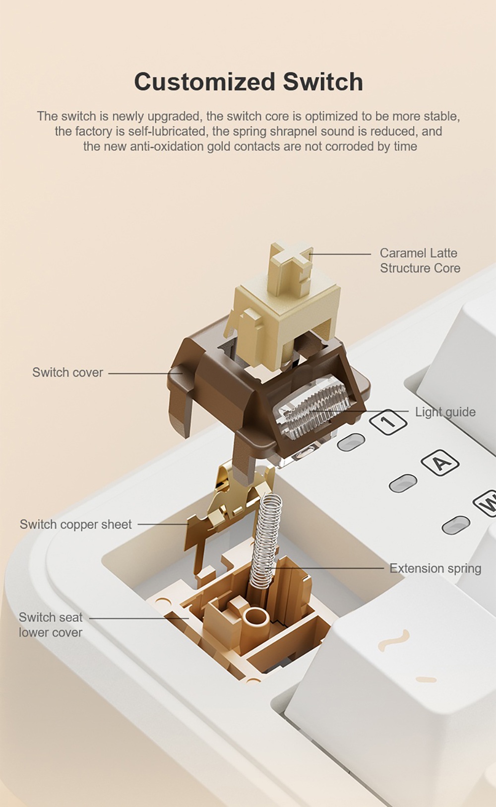 AULA F108 Pro Tri-Mode Wireless Mechanical Keyboard, 104-Key Gasket Mount, Hot-Swappable LEOBOG Graywood V3 Linear Switch, 1.14-Inch LCD Screen, RGB Backlit, 8000mAh Battery