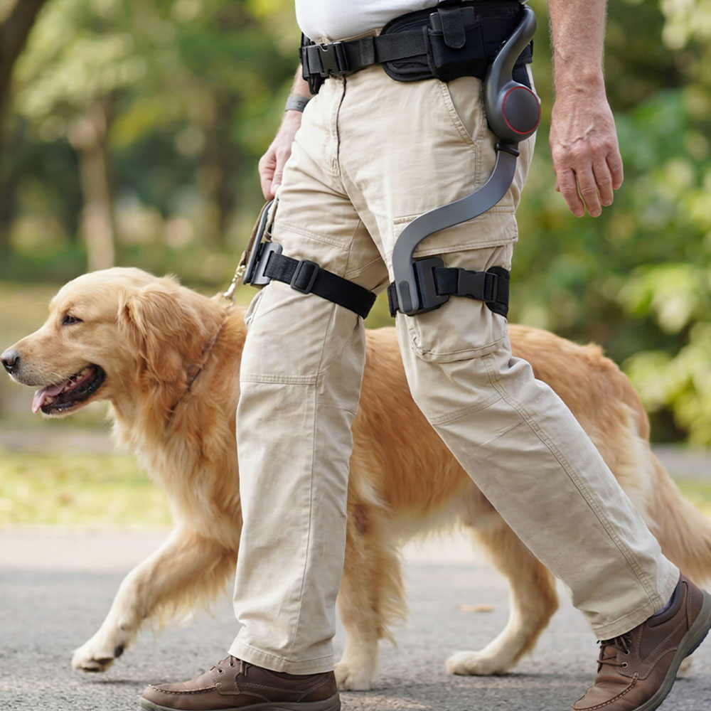 AstroShell Alpha 1 Pro Exoskeleton, 45% Leg Boost, AI Adaptive Assist, 1200W Peak Power, Dual-Battery Hot-Swap, 24km Range, 12 Motion Modes, 15-Second Quick Wear