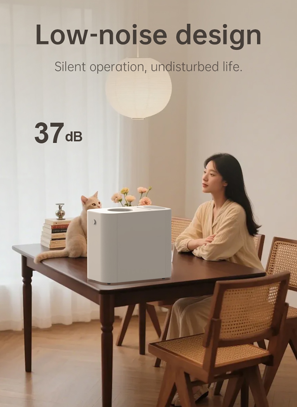 BEECO HQD-260C Elektrischer K&uuml;chenkomposter, 2,5 l Fassungsverm&ouml;gen, 470 W Leistung, 6 intelligente Modi, Selbstreinigung, geruchsneutral dank Aktivkohlefilter, kompaktes Design mit Sichtfenster, Ein-Knopf-Bedienung &ndash; Lotte White