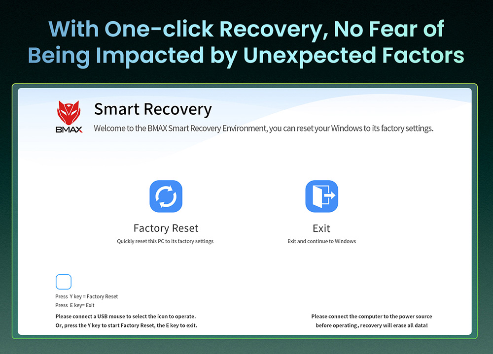 BMAX B6 Turbo Mini-PC, Intel Core i5-8257U (4 Kerne, bis zu 3,9 GHz), 16 GB DDR4-RAM, 512 GB SSD, HDMI + DP Dual-4K-Display, 4 USB 3.0-Anschl&uuml;sse (11.000 Mbit/s), RJ45-Anschluss, 1 x 3,5-mm-Audioanschluss, WLAN 6, Bluetooth 5.0