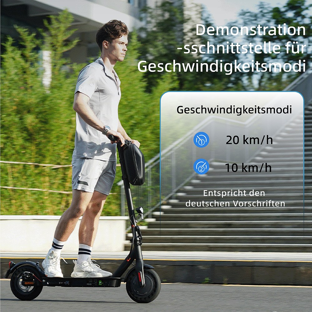 E9TMax Electric Scooter, 500W Motor, 36V10Ah Battery, 20km/h Speed, 40km Range, 10